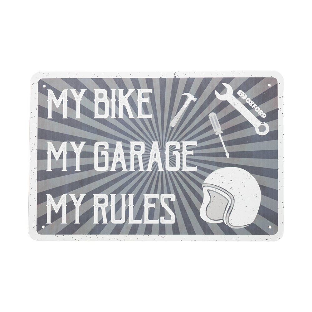 Oxford Oxford Garage Metal Sign My Rules